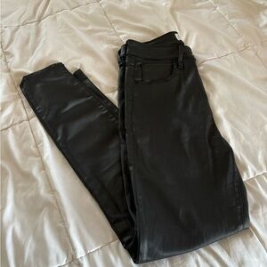 Abercrombie Faux Leather Women's Skinny Jeans